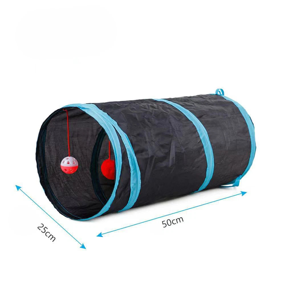 Collapsible Cat Tunnel Toy | Interactive Play Tube