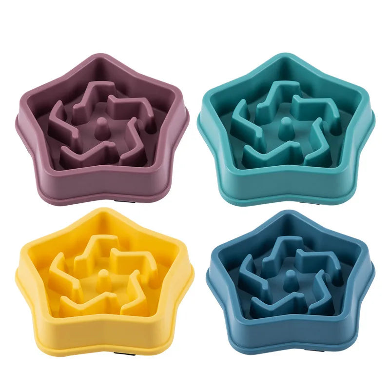 Slow Feeder Dog & Cat Bowl | Anti-Choke Puzzle Feeder